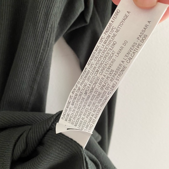 Ribbed Zara Shirt with Shoulder Detail - Picture 6 of 9